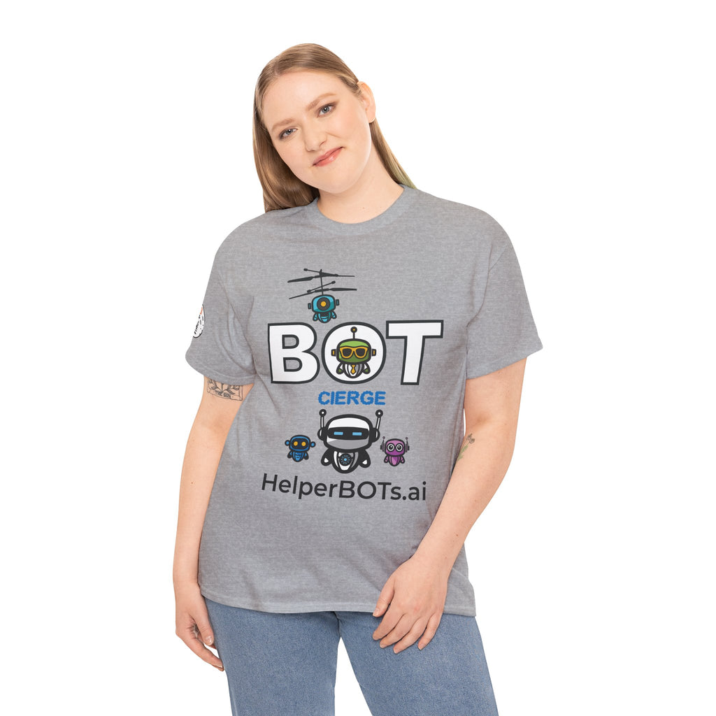Unisex Logo Heavy Cotton Tee (Light Edition with Black Print)