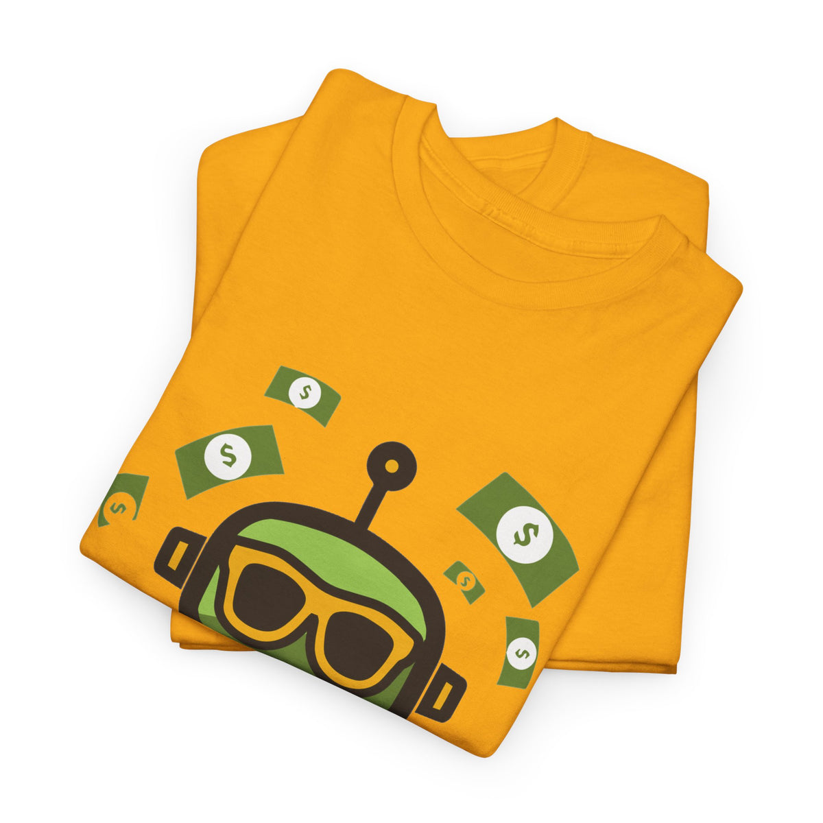 Unisex Financial BOT Heavy Cotton Tee (Light Edition with Gold Print)