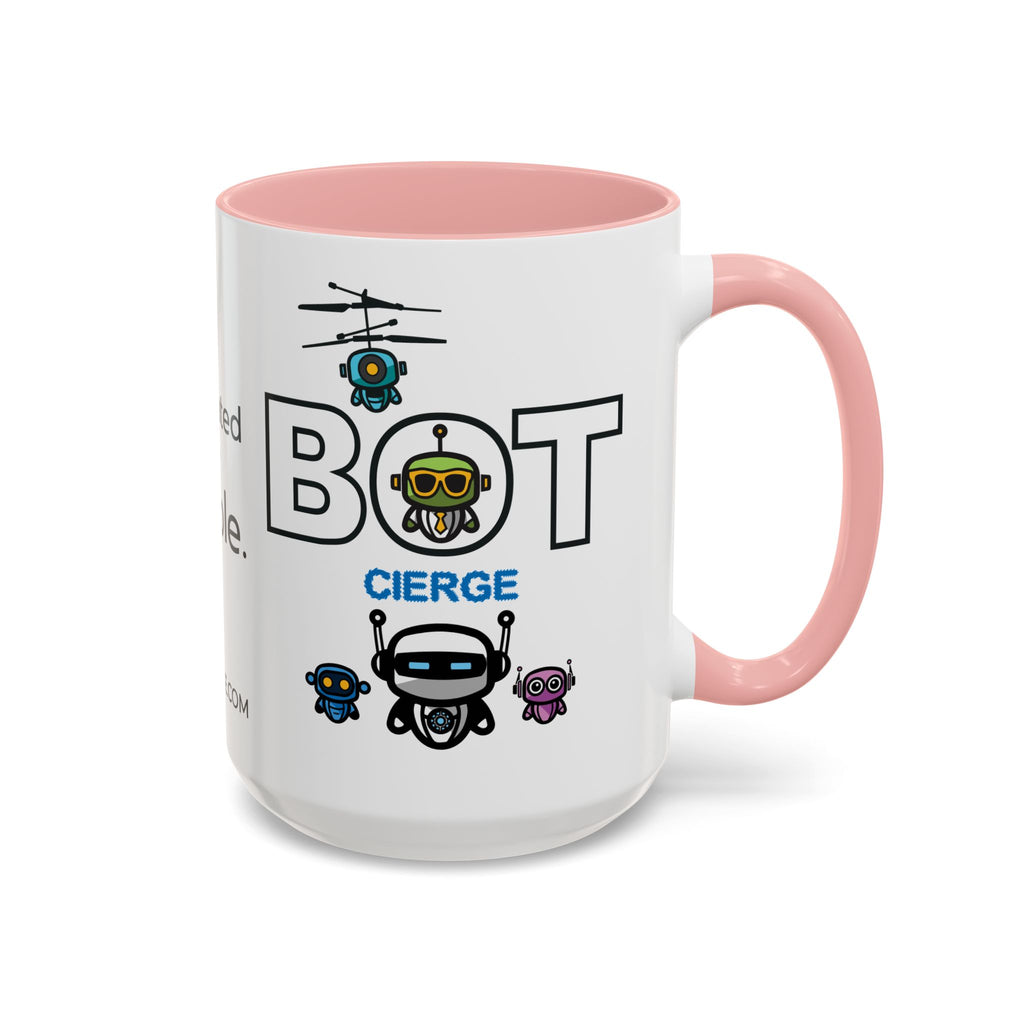 Logo Accent Coffee Mug (11, 15oz) (Light Edition with Black Print)