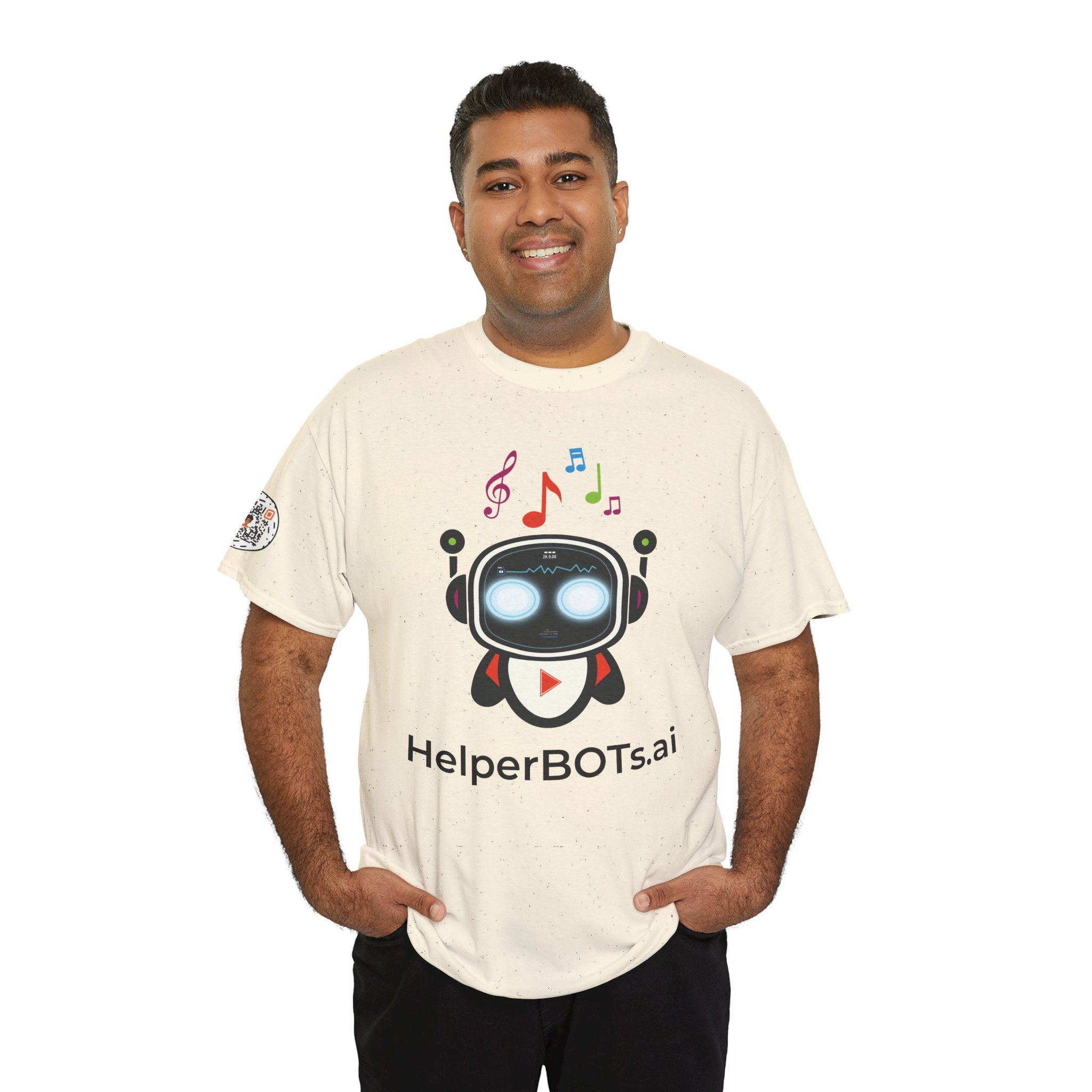 Unisex Music BOT Heavy Cotton Tee (Light Edition with Black Print)