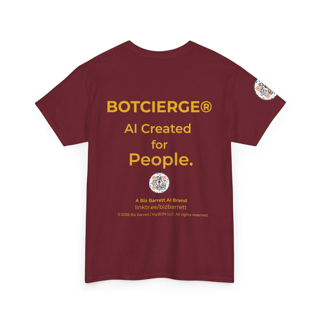 Unisex Education BOT Heavy Cotton Tee (Dark Edition with Gold Print)