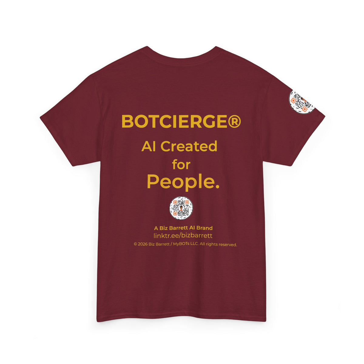 Unisex Education BOT Heavy Cotton Tee (Dark Edition with Gold Print)