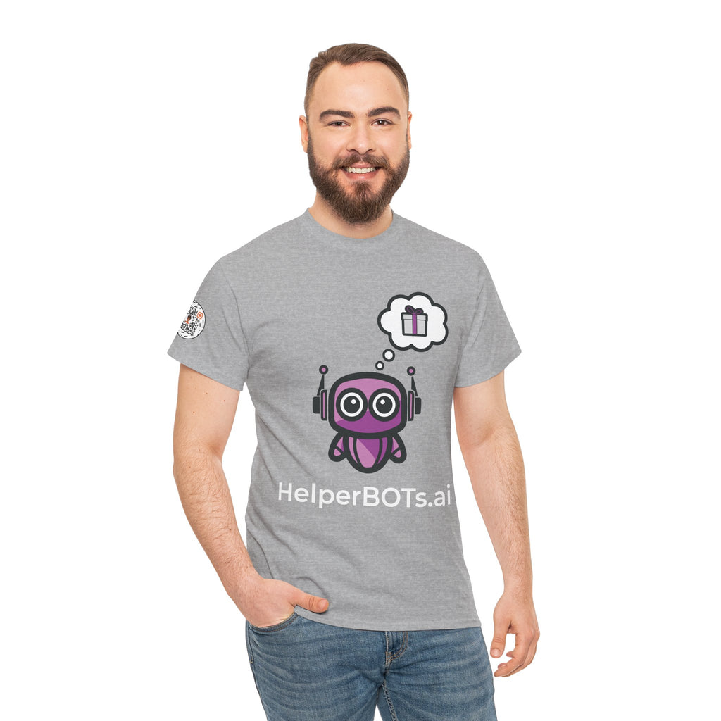 Unisex Love and Relationships BOT Heavy Cotton Tee (Dark Edition with White Print)