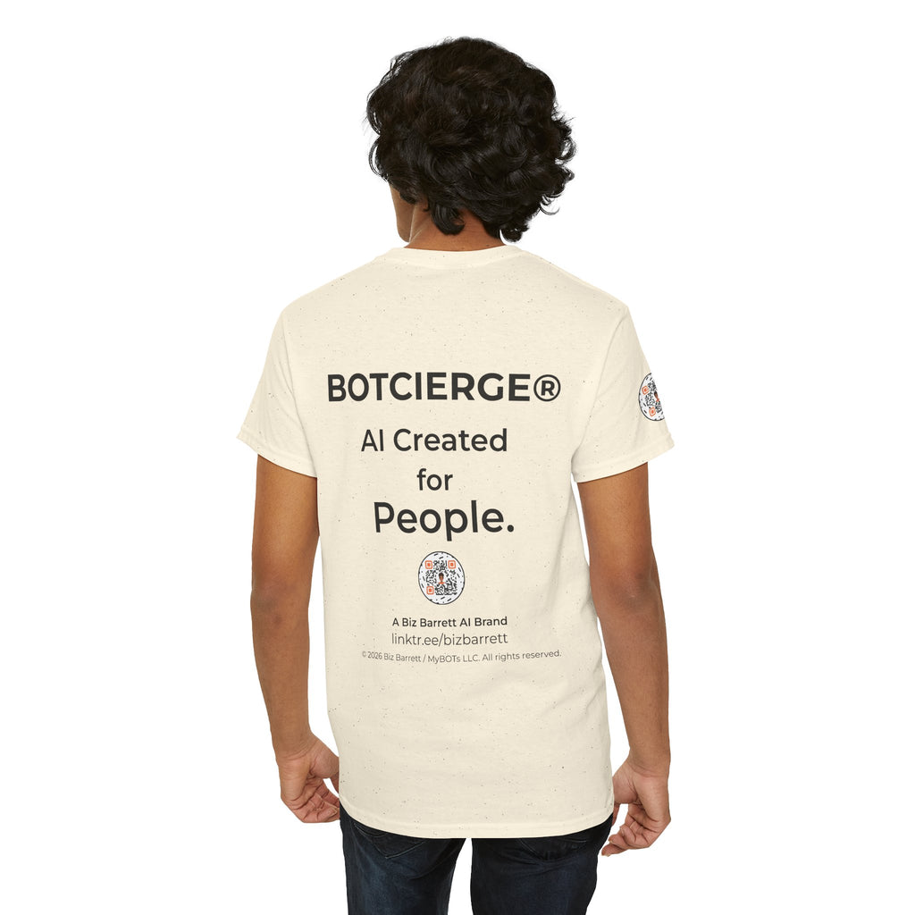 Unisex Productivity BOT Heavy Cotton Tee (Light Edition with Black Print)