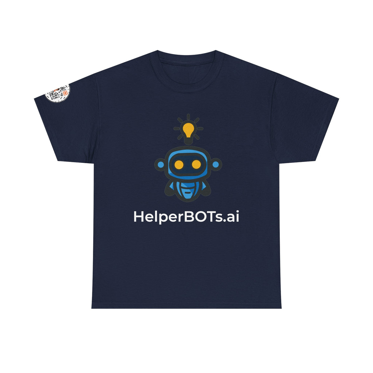Unisex Personal Development BOT Heavy Cotton Tee (Dark Edition with White Print)