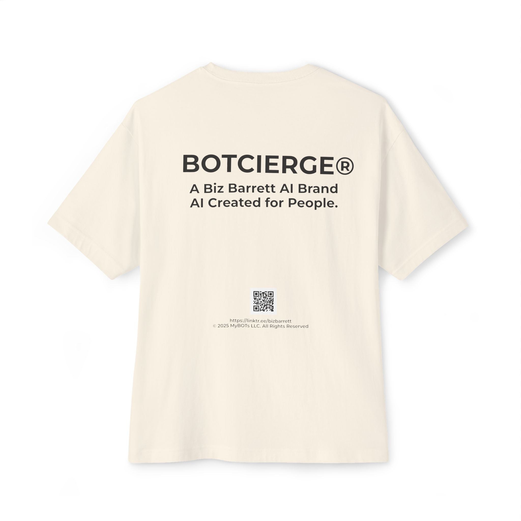 Unisex Logo Oversized Boxy Tee (Light Edition)
