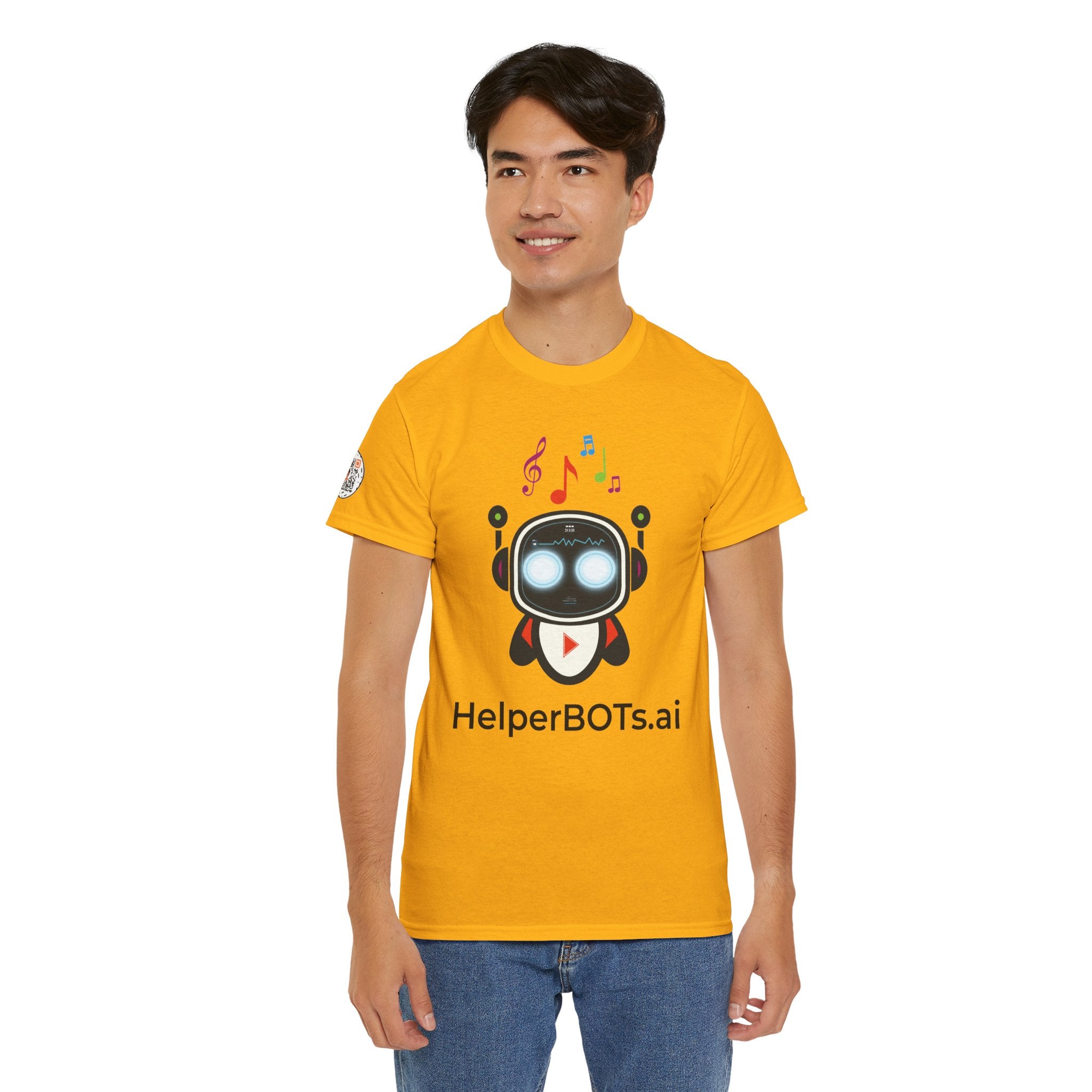 Unisex Music BOT Heavy Cotton Tee (Light Edition with Black Print)