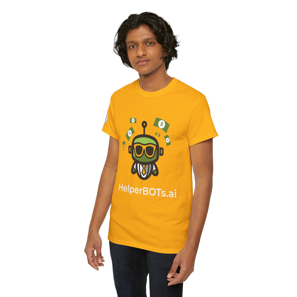 Unisex Financial BOT Heavy Cotton Tee (Dark Edition with White Print)