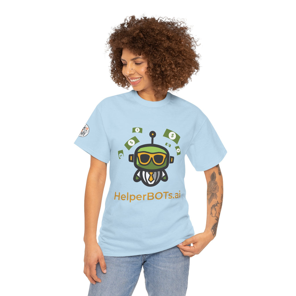Unisex Financial BOT Heavy Cotton Tee (Light Edition with Gold Print)