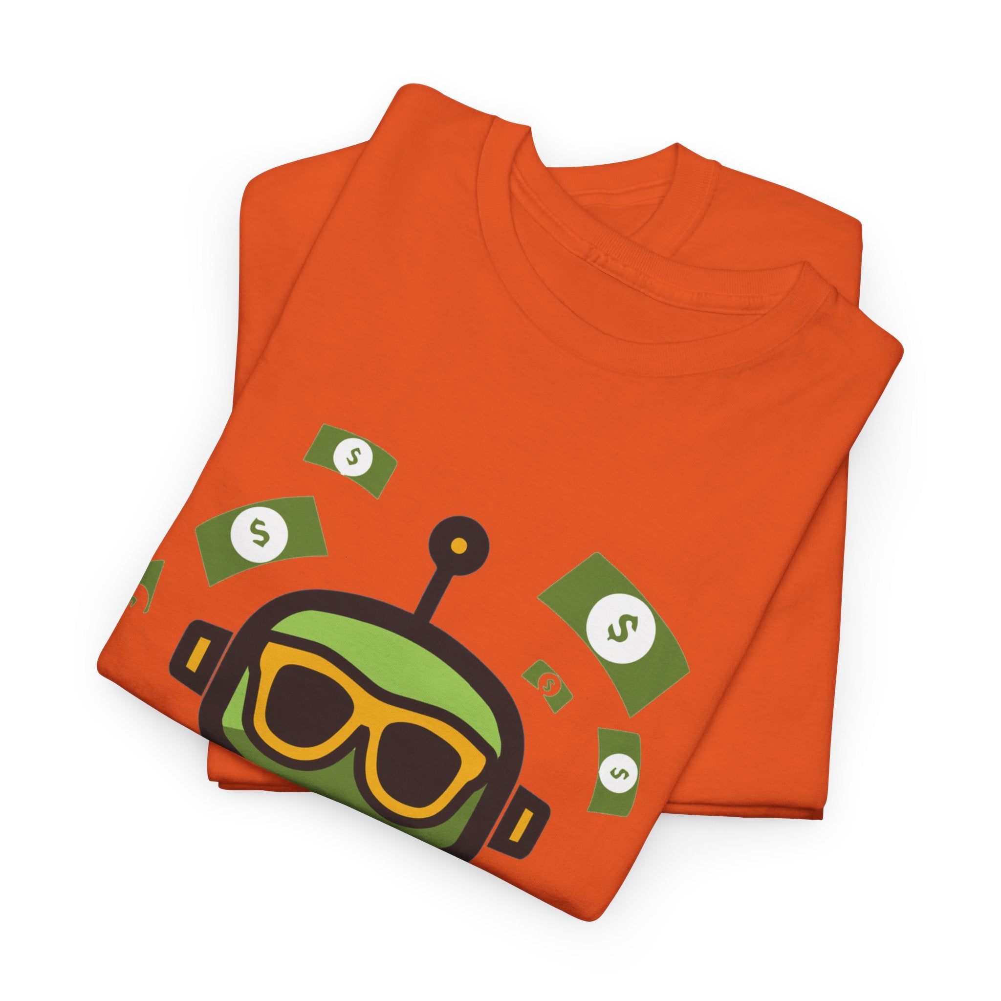 Unisex Financial BOT Heavy Cotton Tee (Dark Edition with White Print)