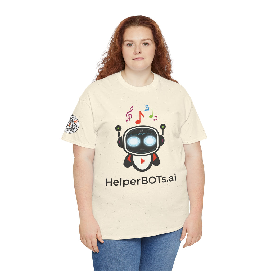 Unisex Music BOT Heavy Cotton Tee (Light Edition with Black Print)
