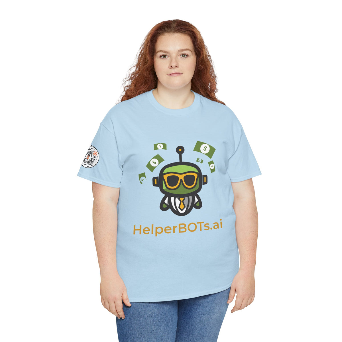 Unisex Financial BOT Heavy Cotton Tee (Light Edition with Gold Print)