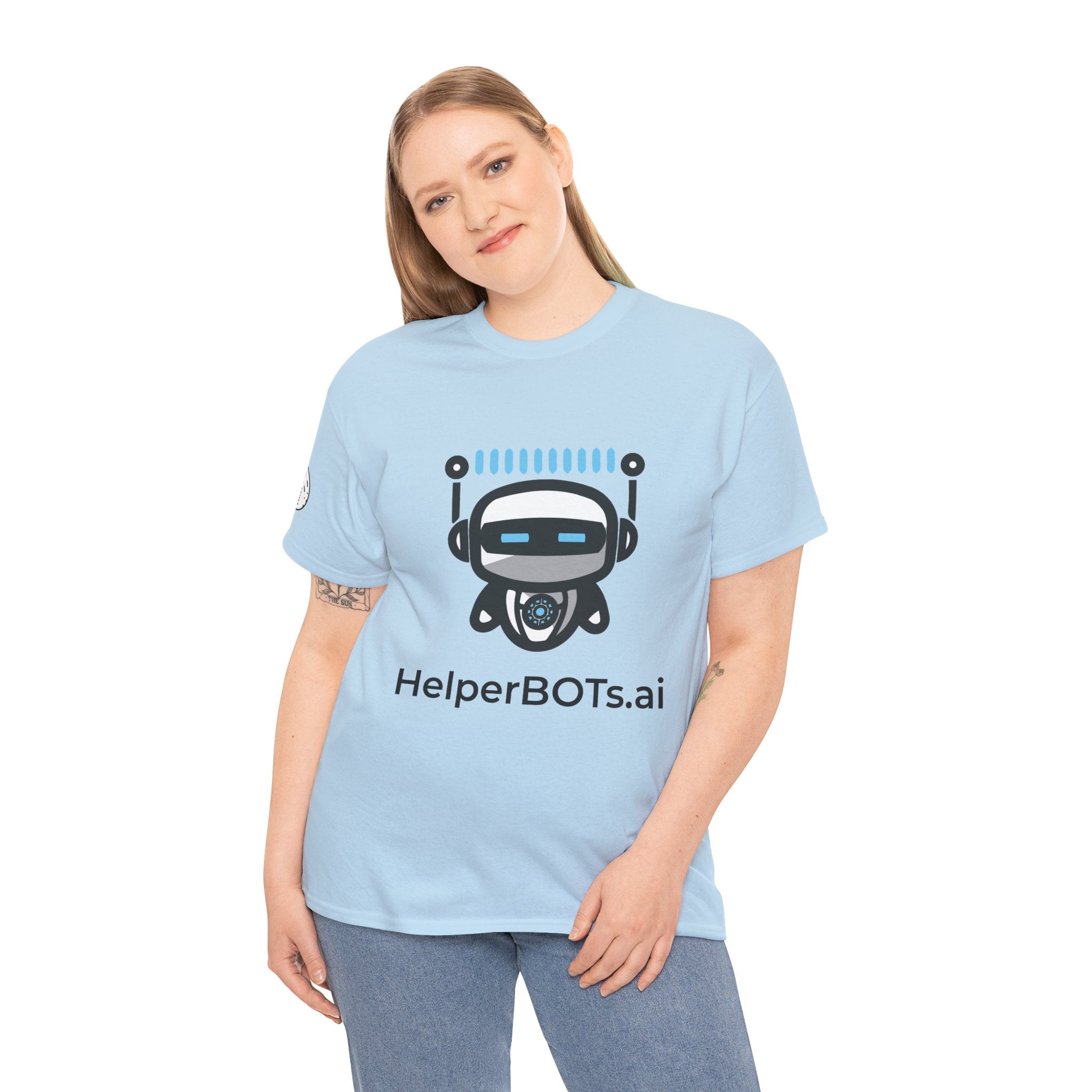 Unisex Productivity BOT Heavy Cotton Tee (Light Edition with Black Print)