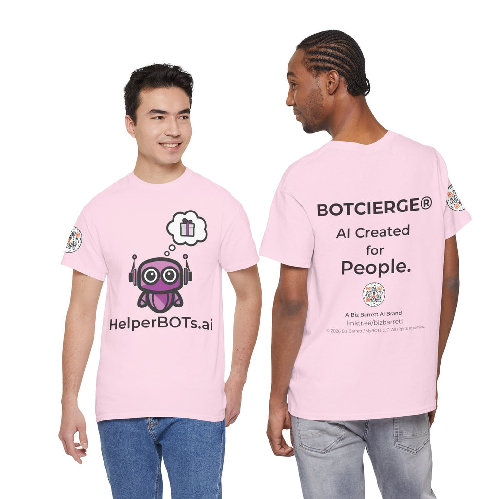 Unisex Love and Relationships BOT Heavy Cotton Tee (Light Edition with Black Print)