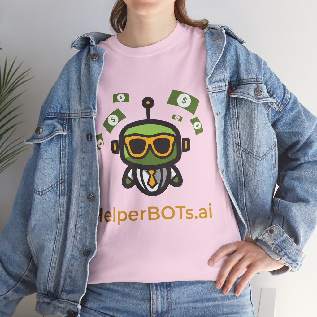 Unisex Financial BOT Heavy Cotton Tee (Light Edition with Gold Print)