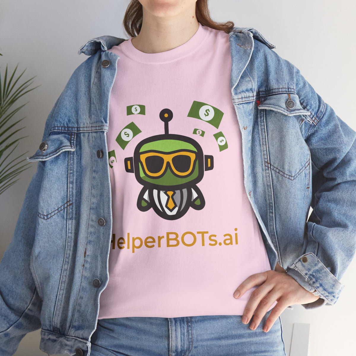 Unisex Financial BOT Heavy Cotton Tee (Light Edition with Gold Print)