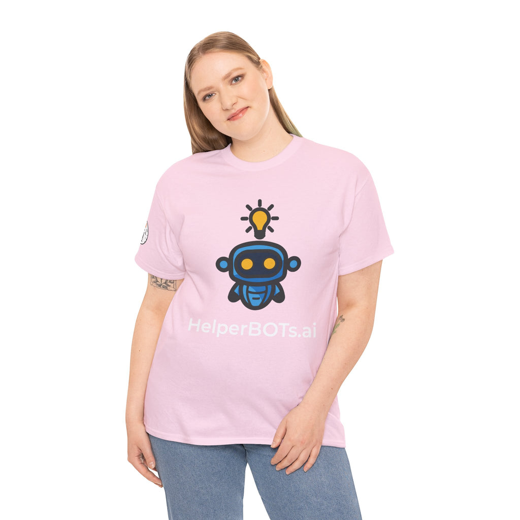 Unisex Personal Development BOT Heavy Cotton Tee (Dark Edition with White Print)