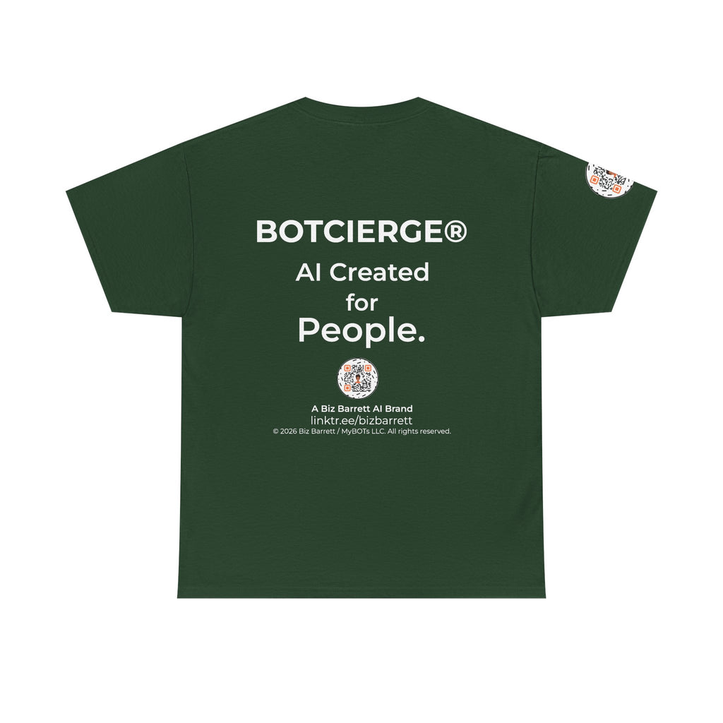 Unisex Love and Relationships BOT Heavy Cotton Tee (Dark Edition with White Print)