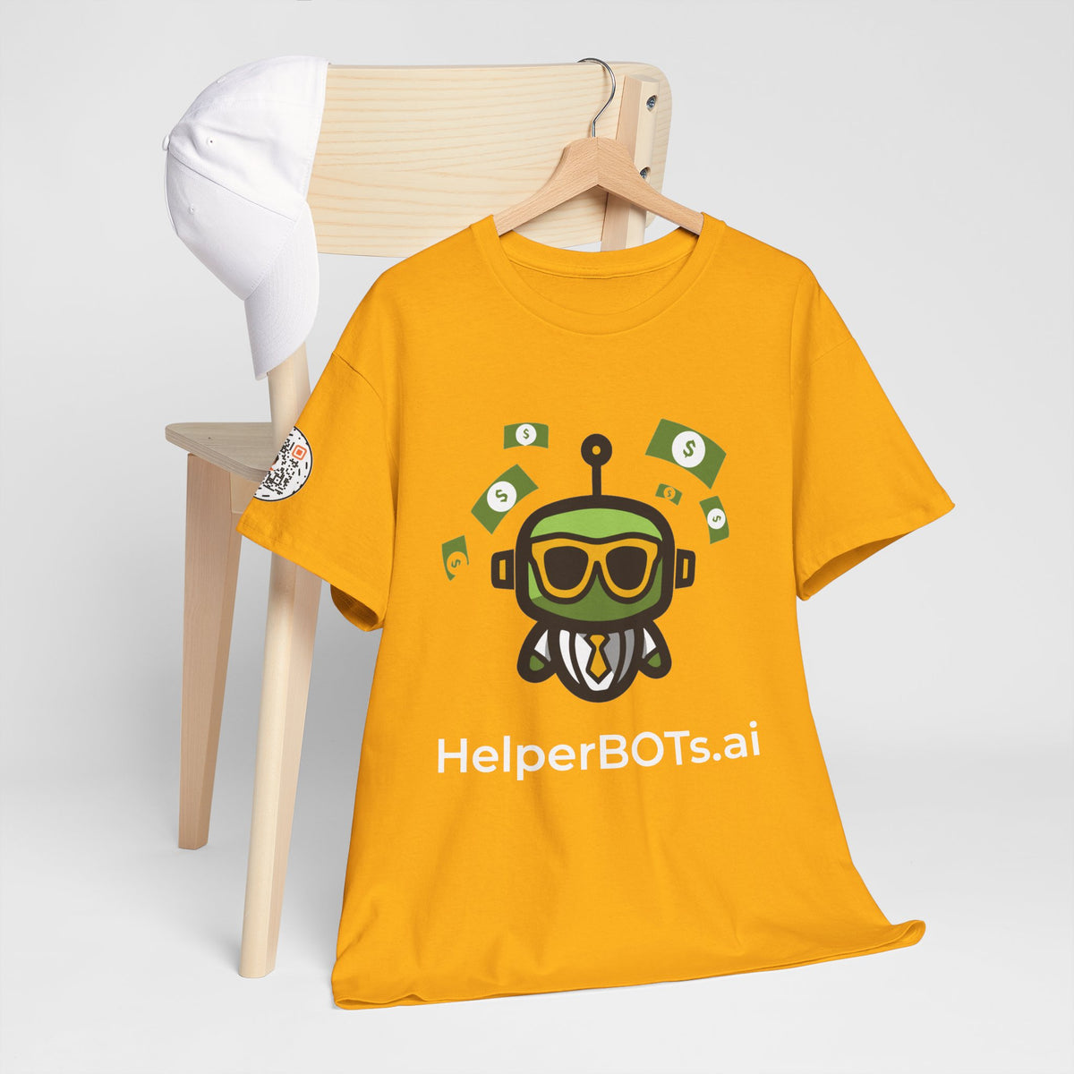 Unisex Financial BOT Heavy Cotton Tee (Dark Edition with White Print)