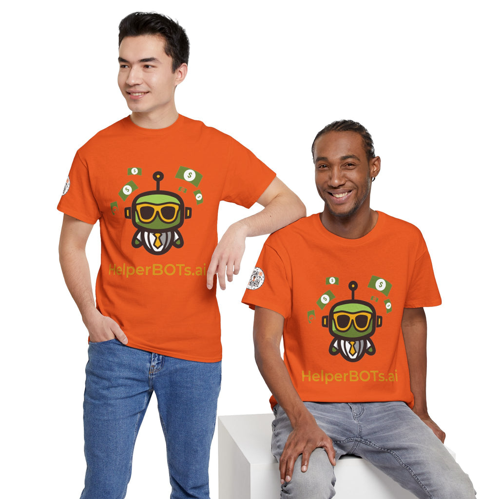 Unisex Financial BOT Heavy Cotton Tee (Light Edition with Gold Print)