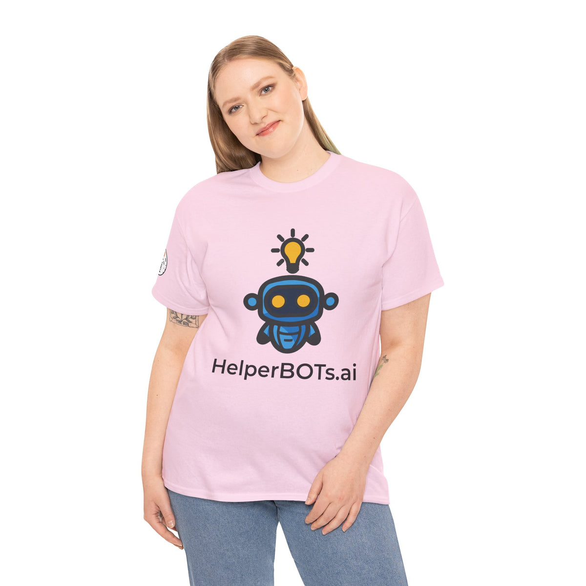 Unisex Personal Development BOT Heavy Cotton Tee (Light Edition with Black Print)