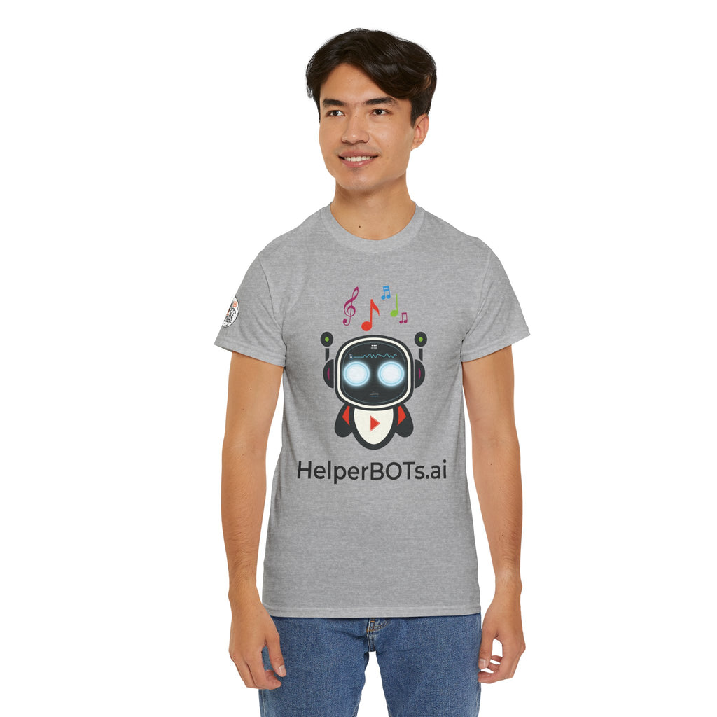 Unisex Music BOT Heavy Cotton Tee (Light Edition with Black Print)