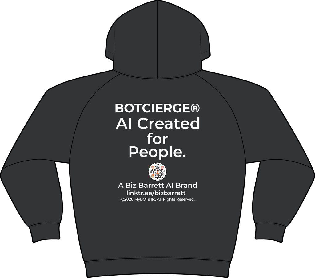 Logo Unisex Drive Fleece Pullover Hoodie (Dark Edition with White Print)