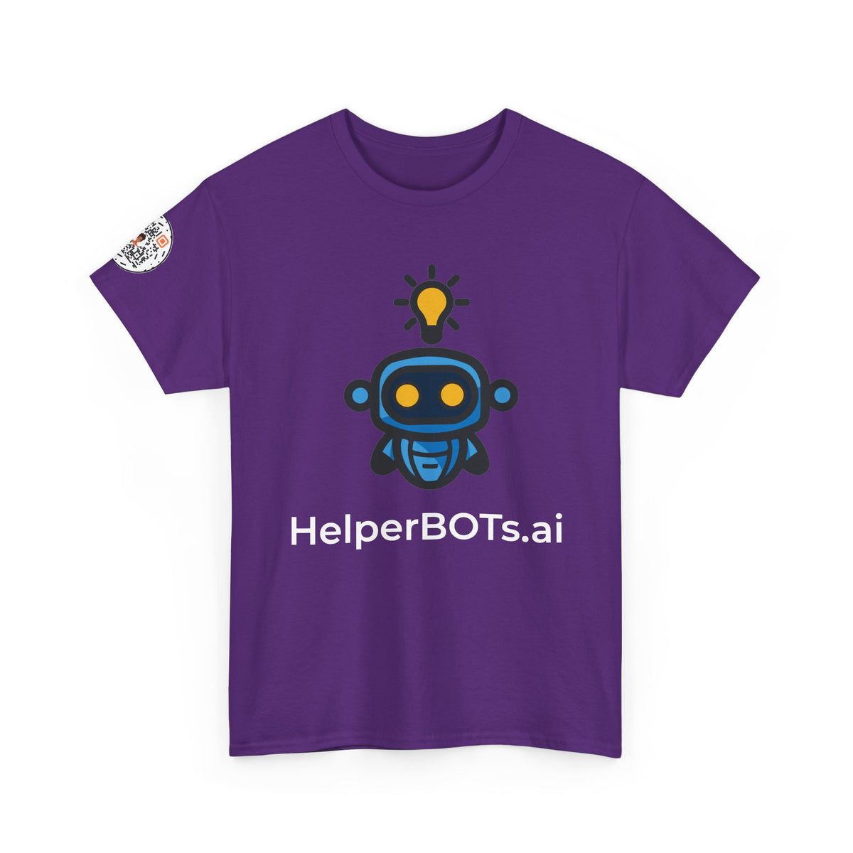 Unisex Personal Development BOT Heavy Cotton Tee (Dark Edition with White Print)