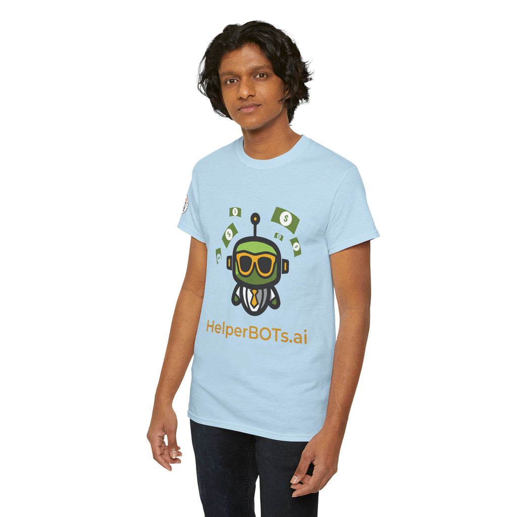 Unisex Financial BOT Heavy Cotton Tee (Light Edition with Gold Print)