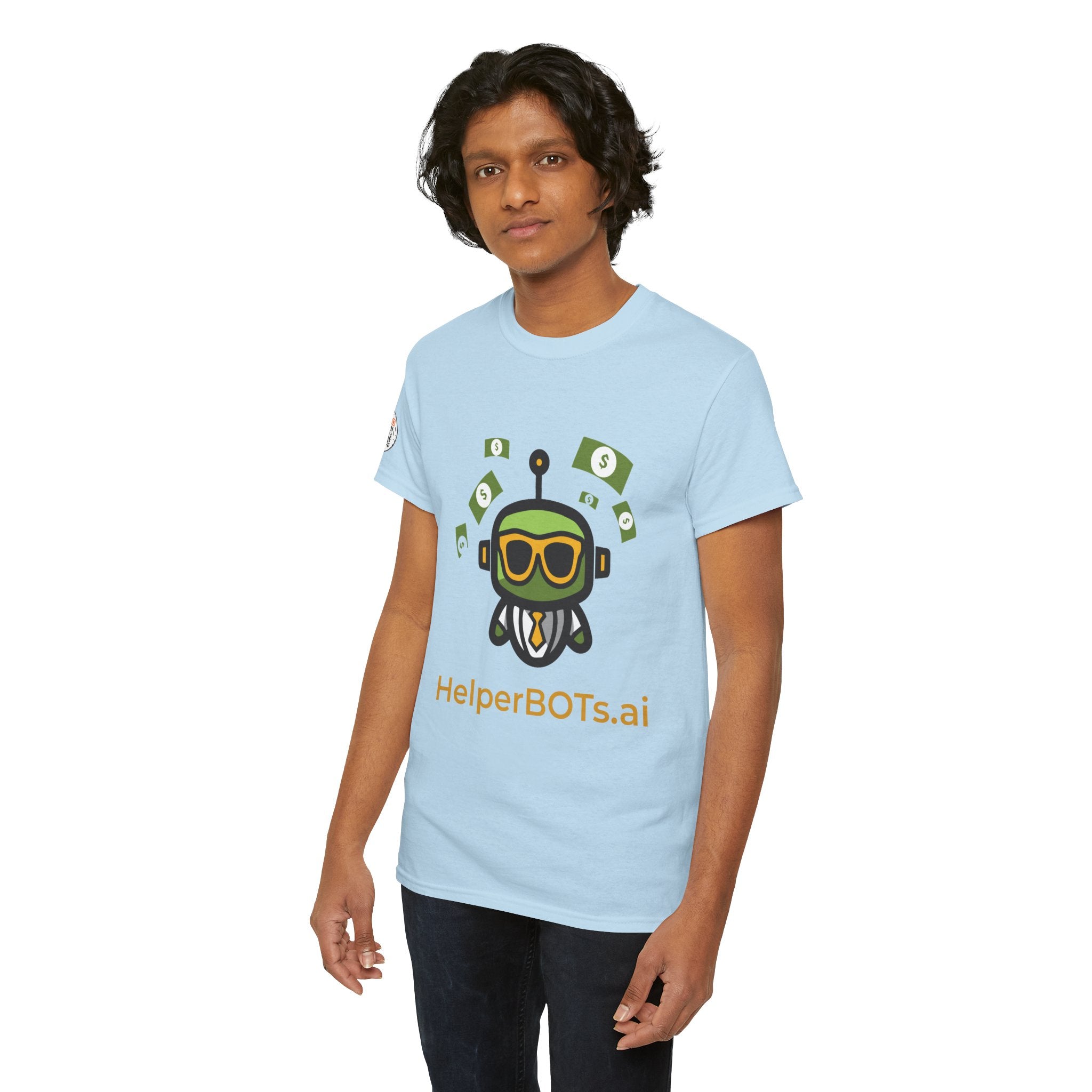 Unisex Financial BOT Heavy Cotton Tee (Light Edition with Gold Print)