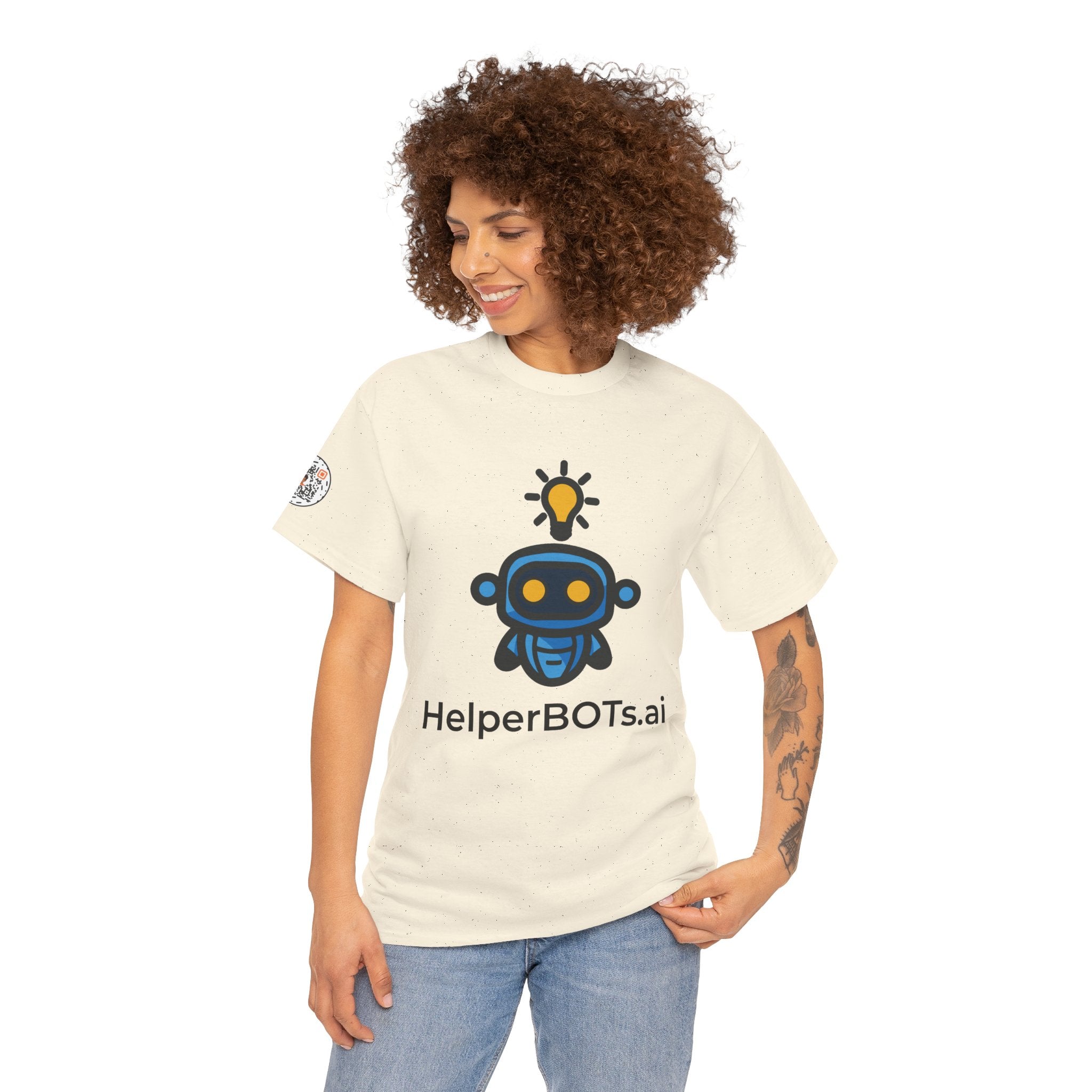 Unisex Personal Development BOT Heavy Cotton Tee (Light Edition with Black Print)