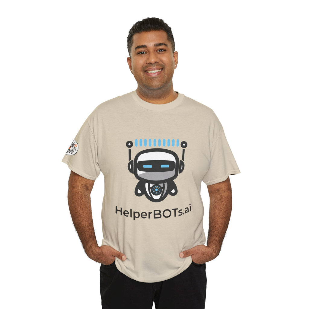 Unisex Productivity BOT Heavy Cotton Tee (Light Edition with Black Print)