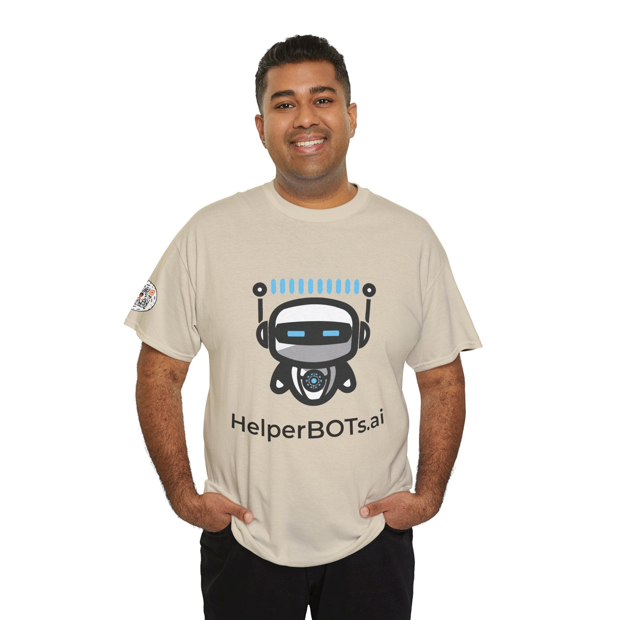 Unisex Productivity BOT Heavy Cotton Tee (Light Edition with Black Print)