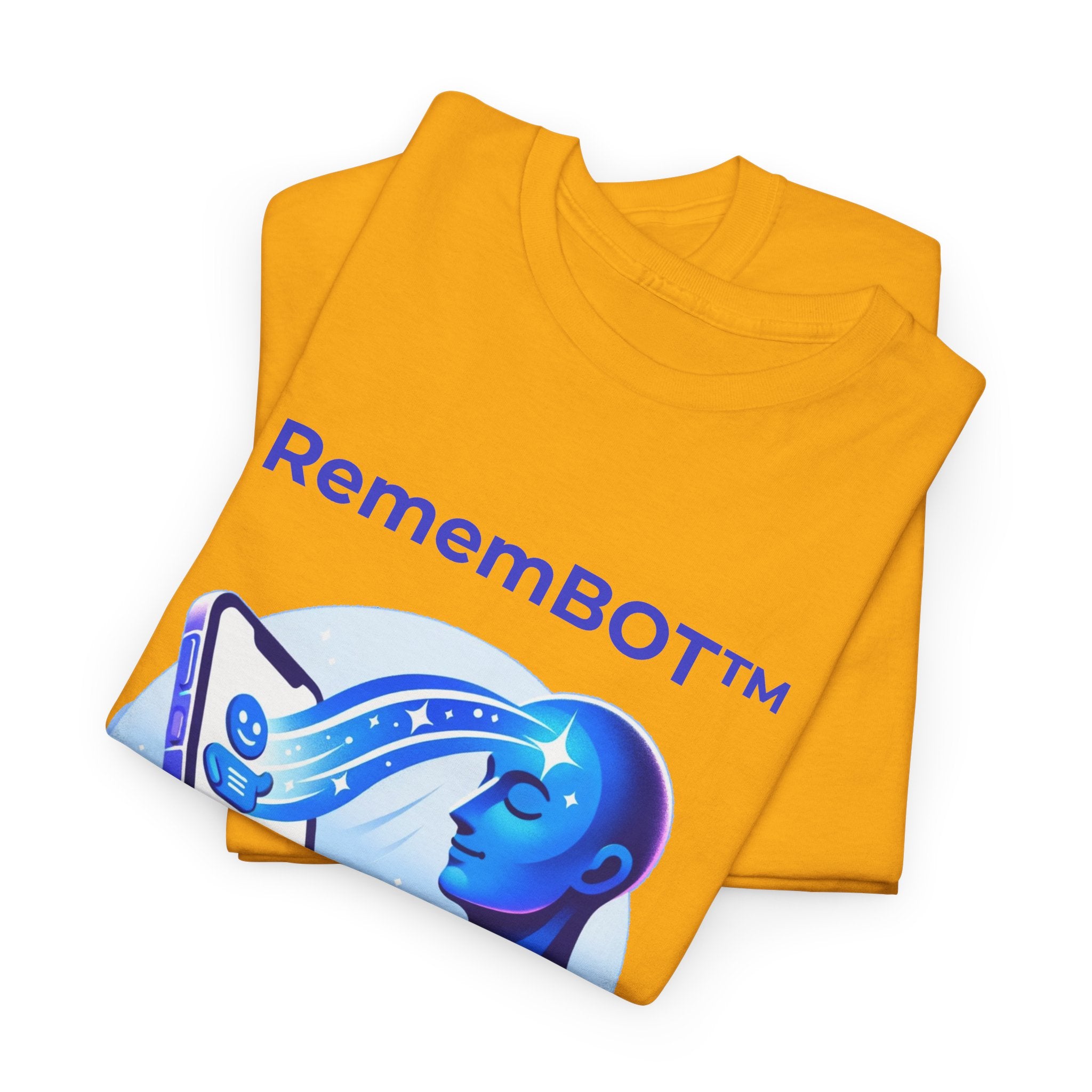 Unisex RememBOT™ Heavy Cotton Tee (Light Edition with Purple Print)