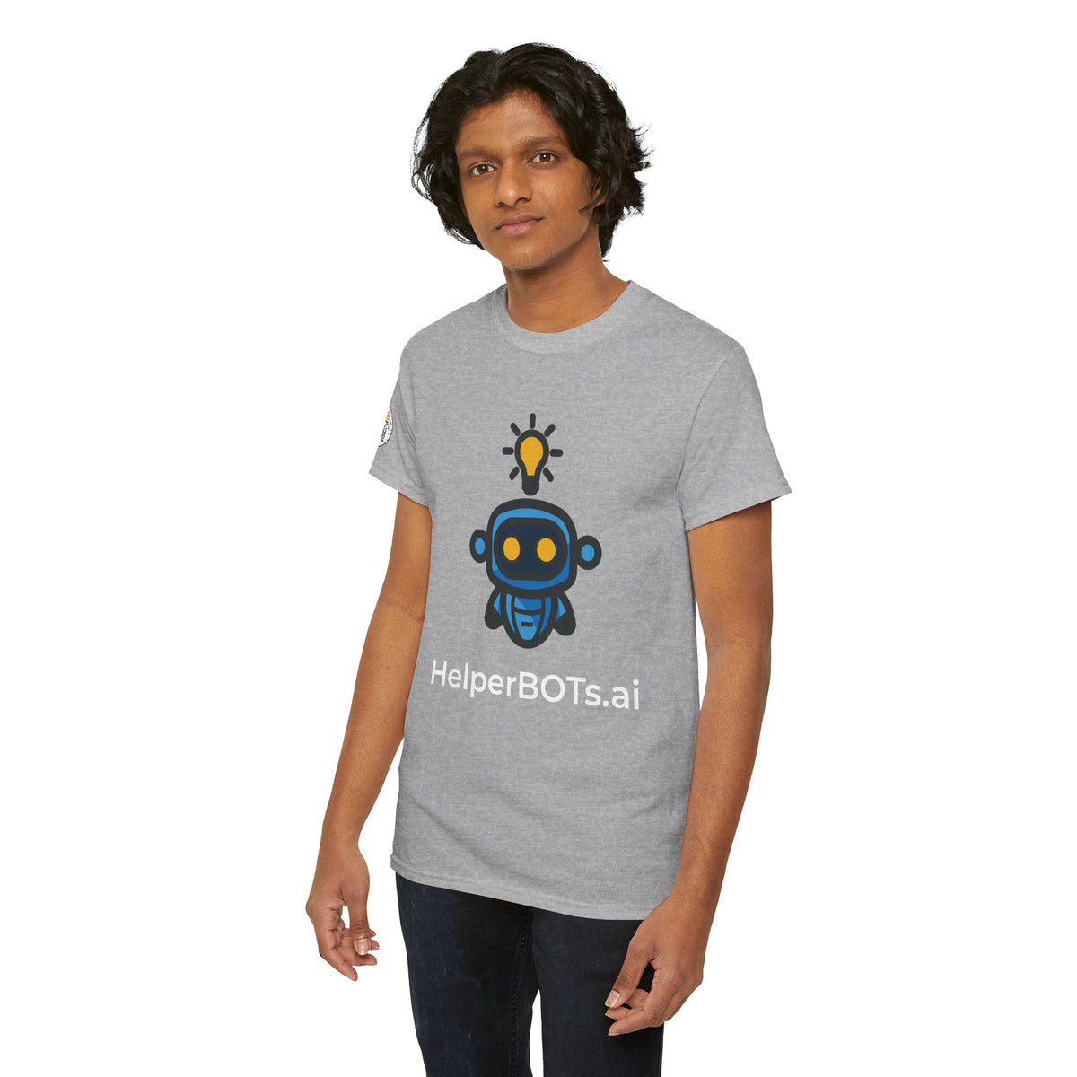 Unisex Personal Development BOT Heavy Cotton Tee (Dark Edition with White Print)