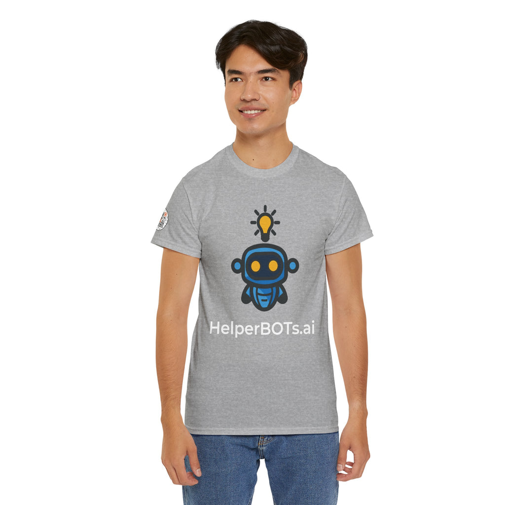 Unisex Personal Development BOT Heavy Cotton Tee (Dark Edition with White Print)