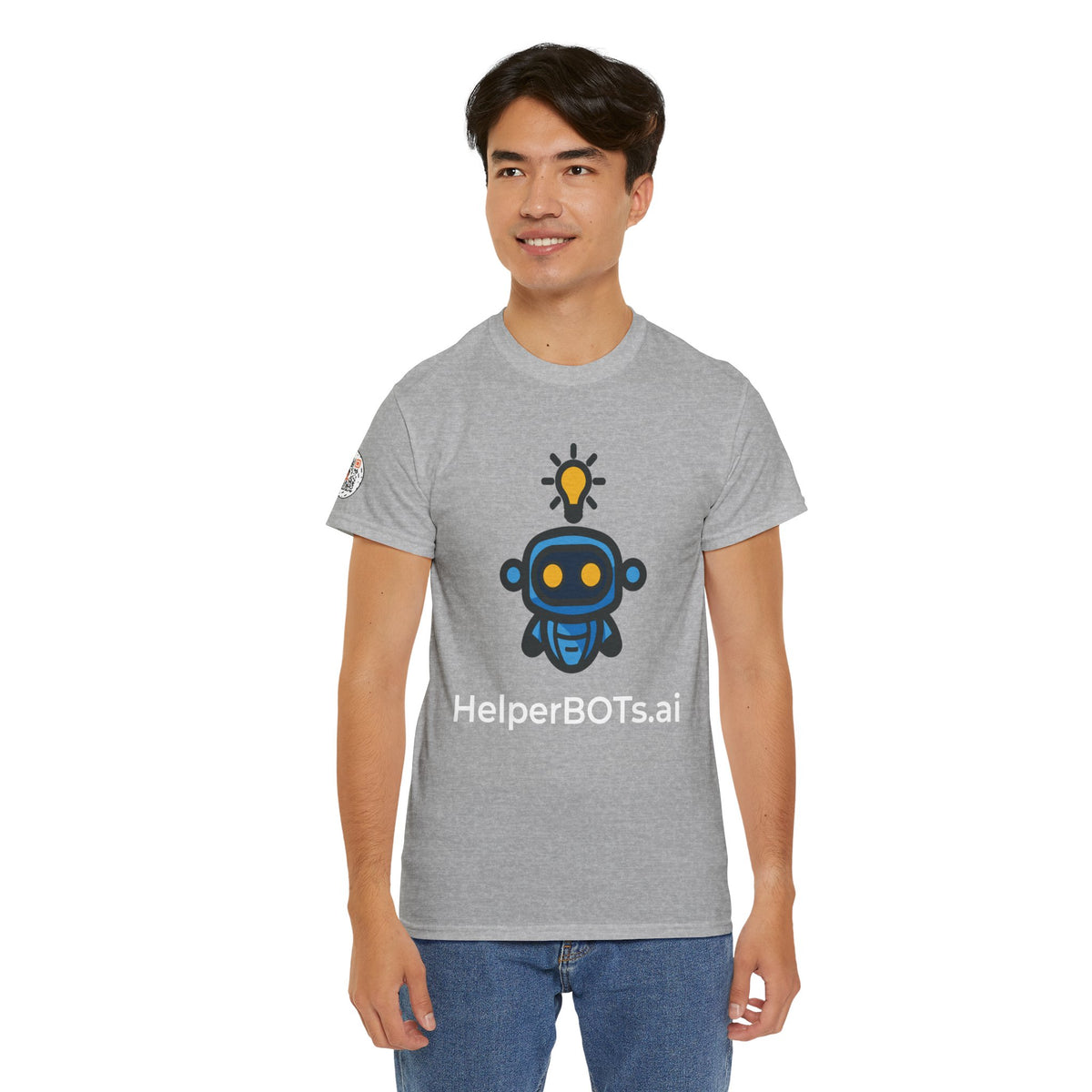 Unisex Personal Development BOT Heavy Cotton Tee (Dark Edition with White Print)