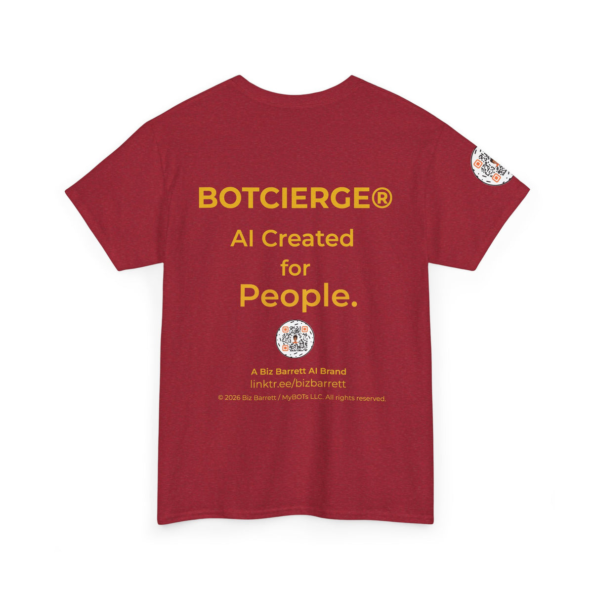 Unisex Education BOT Heavy Cotton Tee (Dark Edition with Gold Print)
