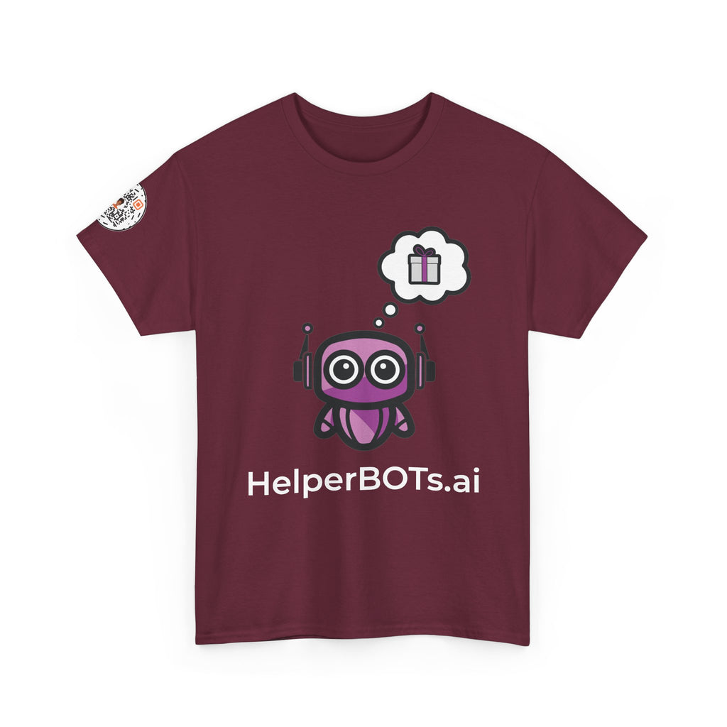 Unisex Love and Relationships BOT Heavy Cotton Tee (Dark Edition with White Print)