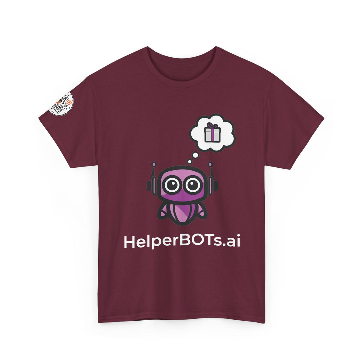 Unisex Love and Relationships BOT Heavy Cotton Tee (Dark Edition with White Print)