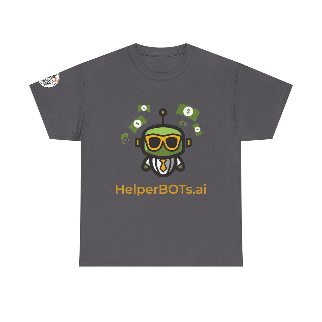 Unisex Financial BOT Heavy Cotton Tee (Dark Edition with Gold Print)