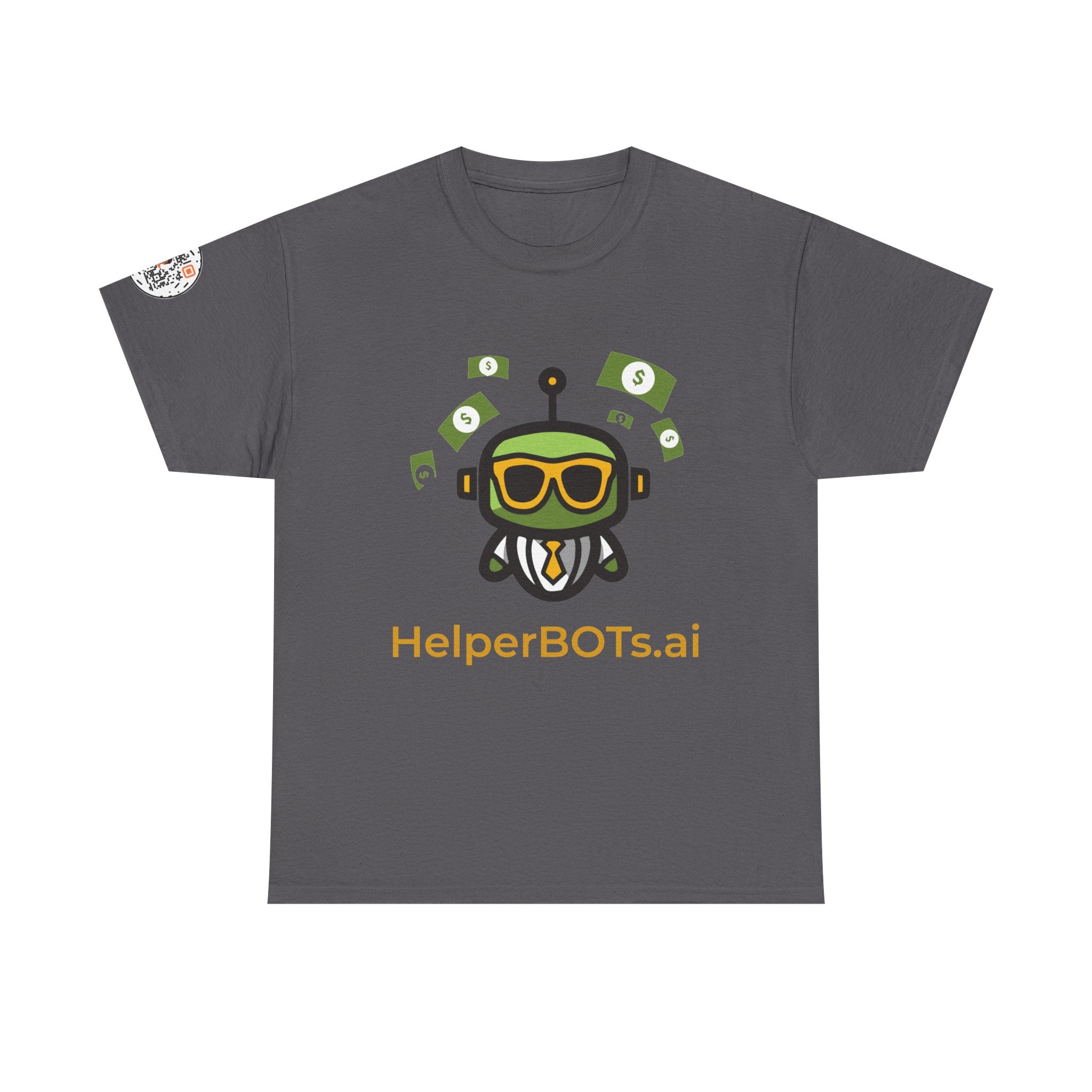 Unisex Financial BOT Heavy Cotton Tee (Dark Edition with Gold Print)