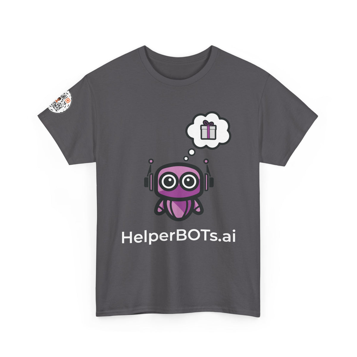 Unisex Love and Relationships BOT Heavy Cotton Tee (Dark Edition with White Print)