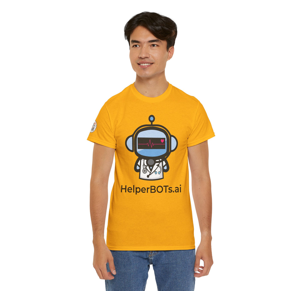 Unisex Medical BOT Heavy Cotton Tee (Light Edition with Black Print)