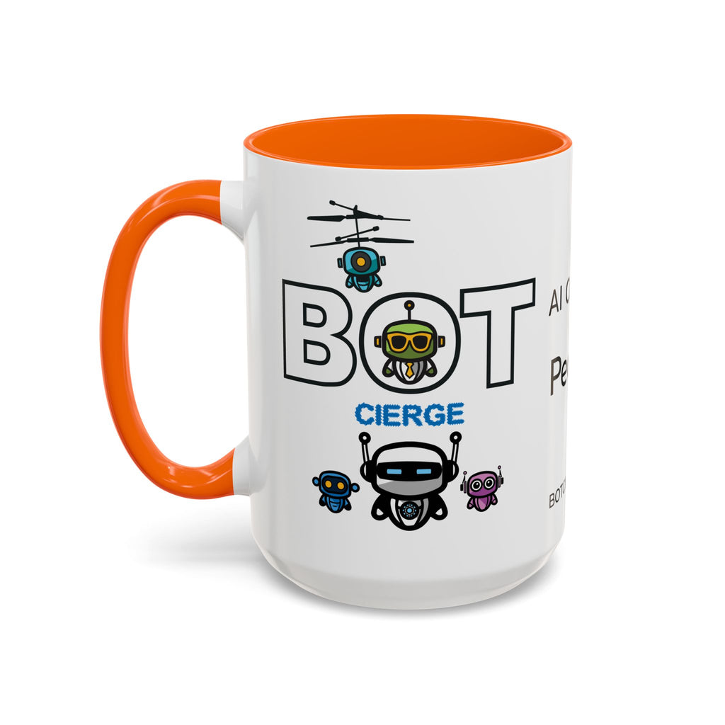 Logo Accent Coffee Mug (11, 15oz) (Light Edition with Black Print)