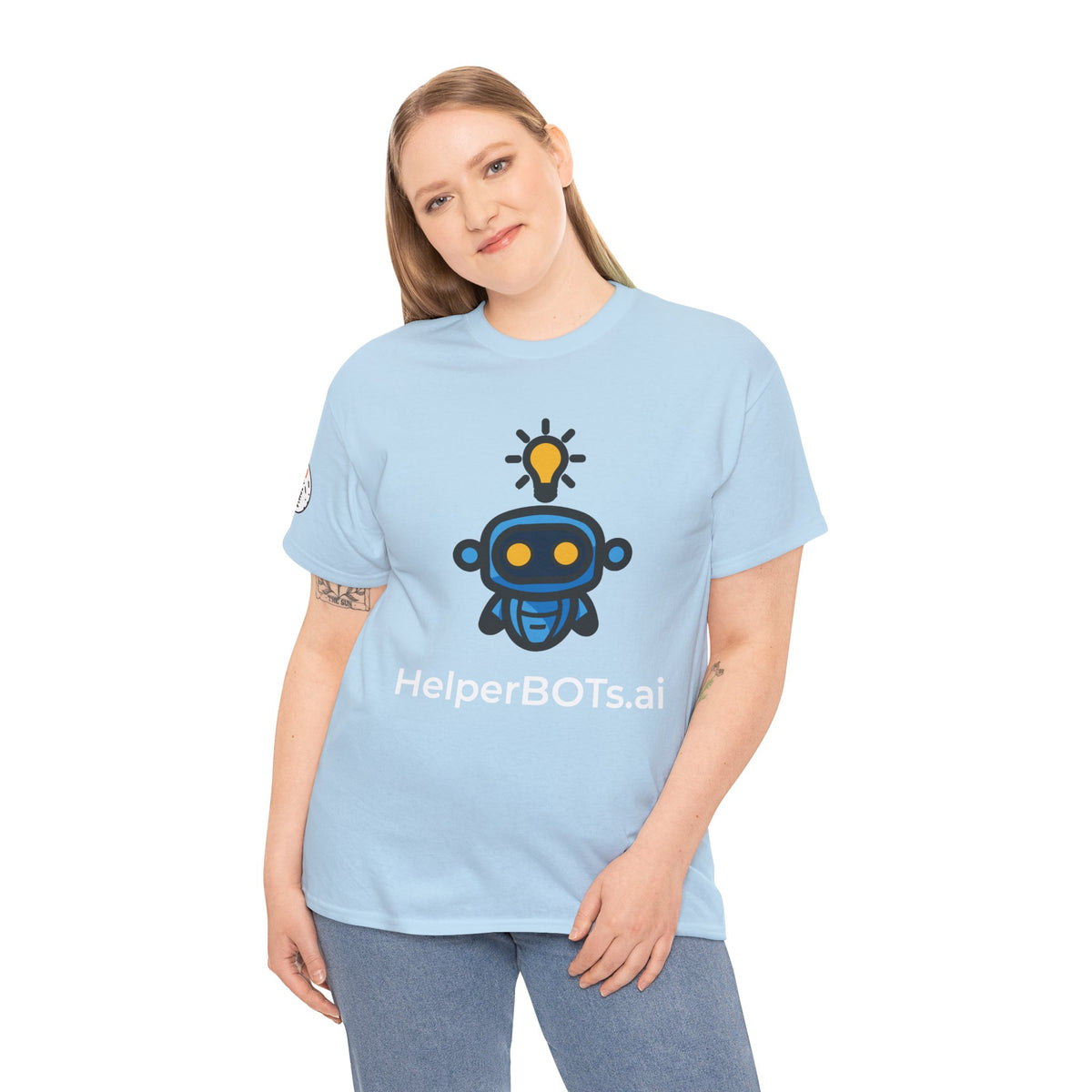 Unisex Personal Development BOT Heavy Cotton Tee (Dark Edition with White Print)