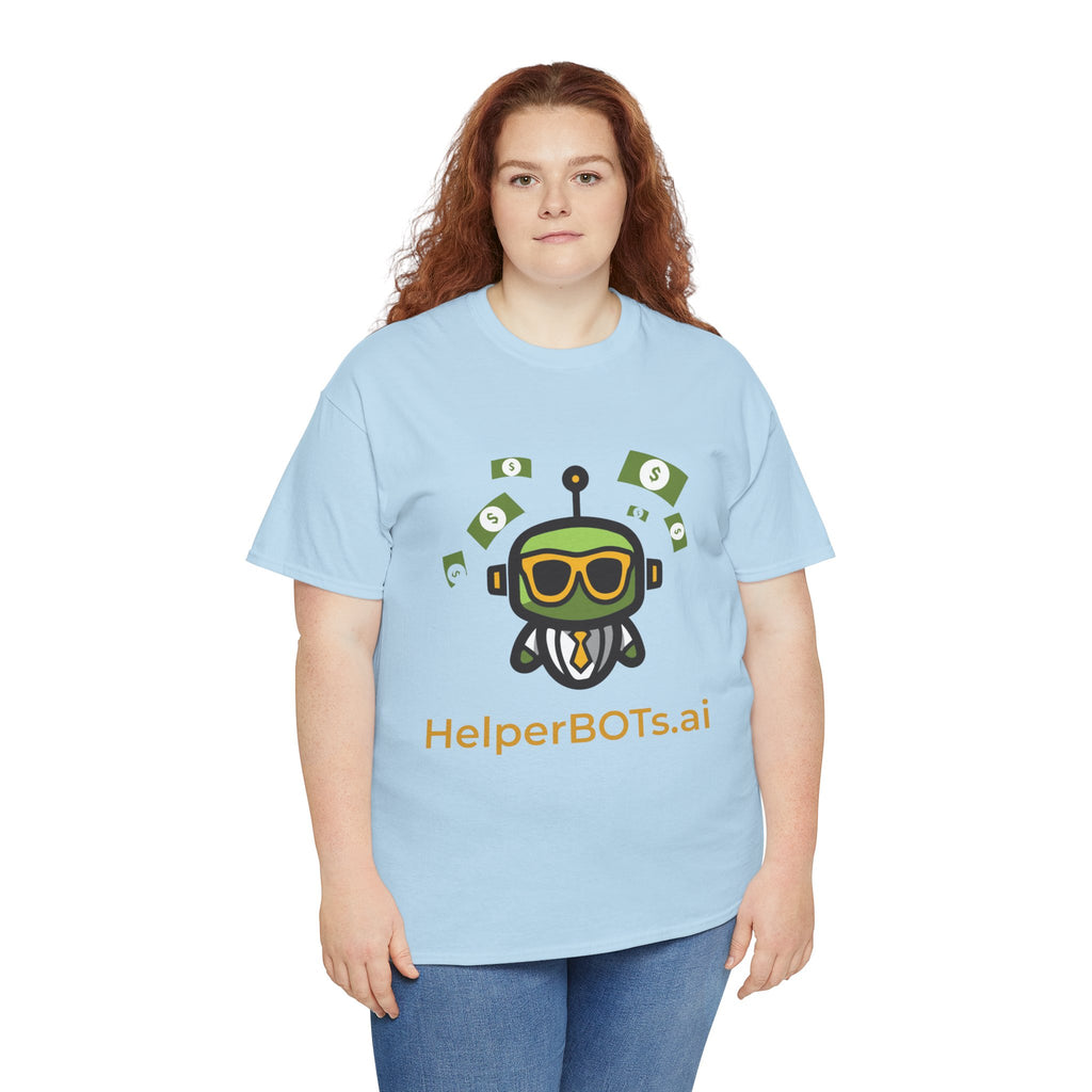 Unisex Financial BOT Heavy Cotton Tee (Dark Edition with Gold Print)