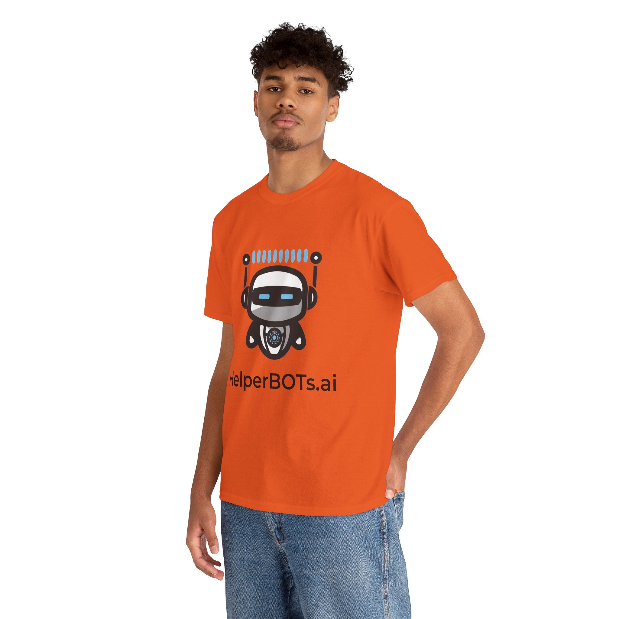 Unisex Productivity BOT Heavy Cotton Tee (Light Edition with Black Print)
