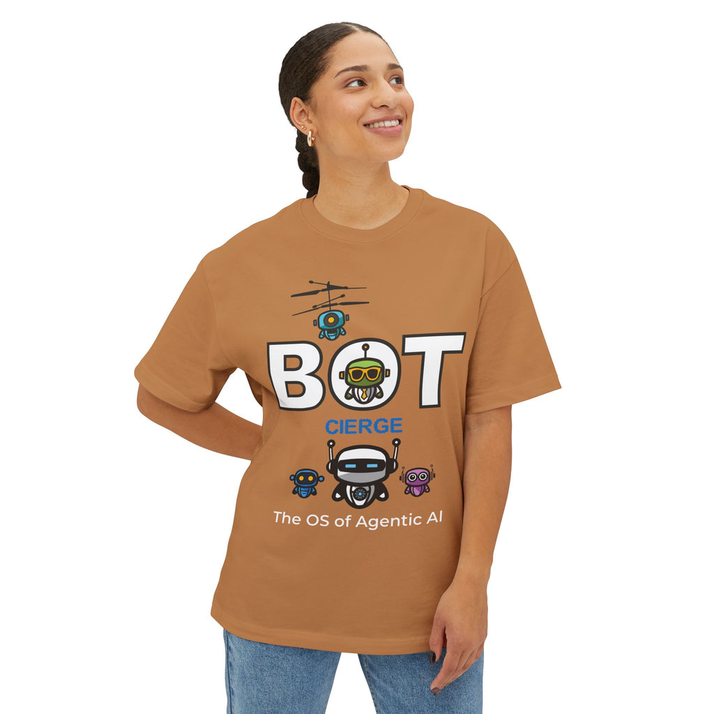 Unisex Logo Oversized Boxy Tee (Dark Edition)