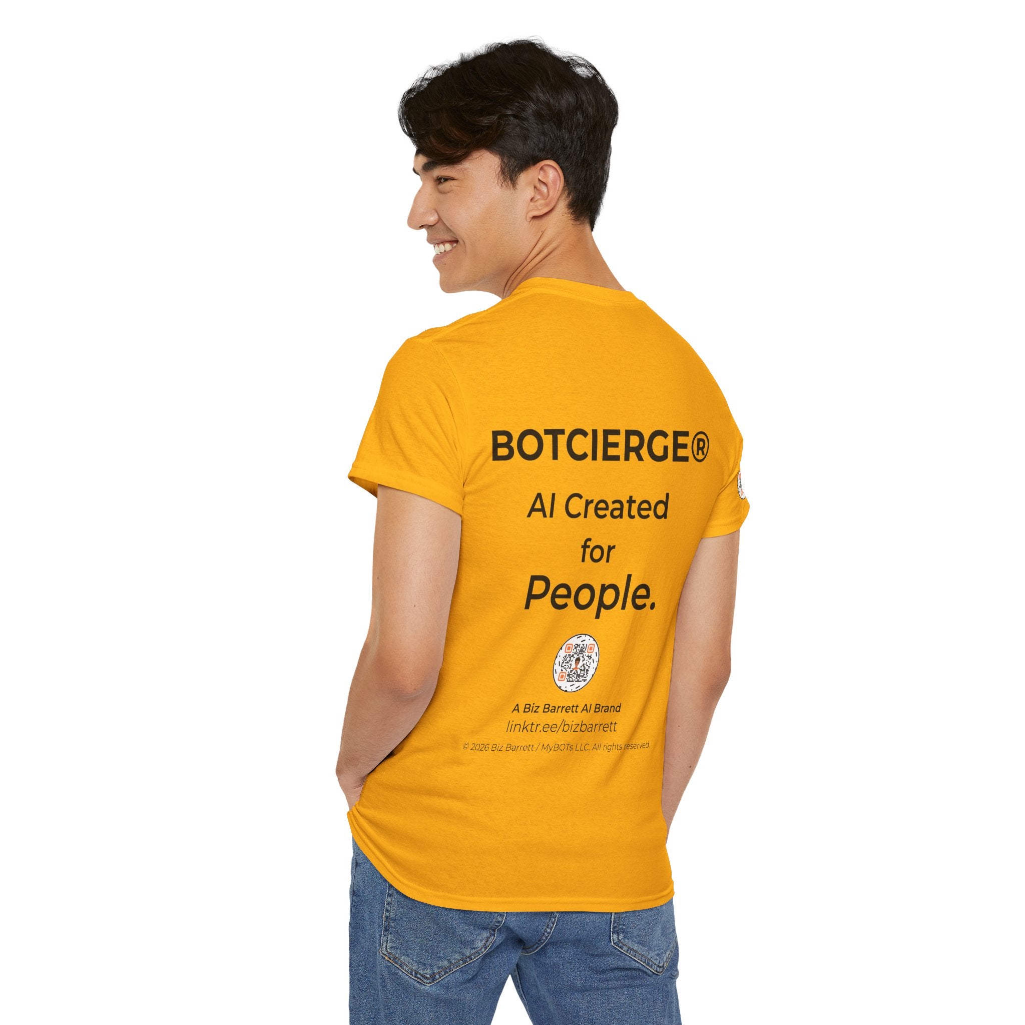 Unisex Personal Development BOT Heavy Cotton Tee (Light Edition with Black Print)